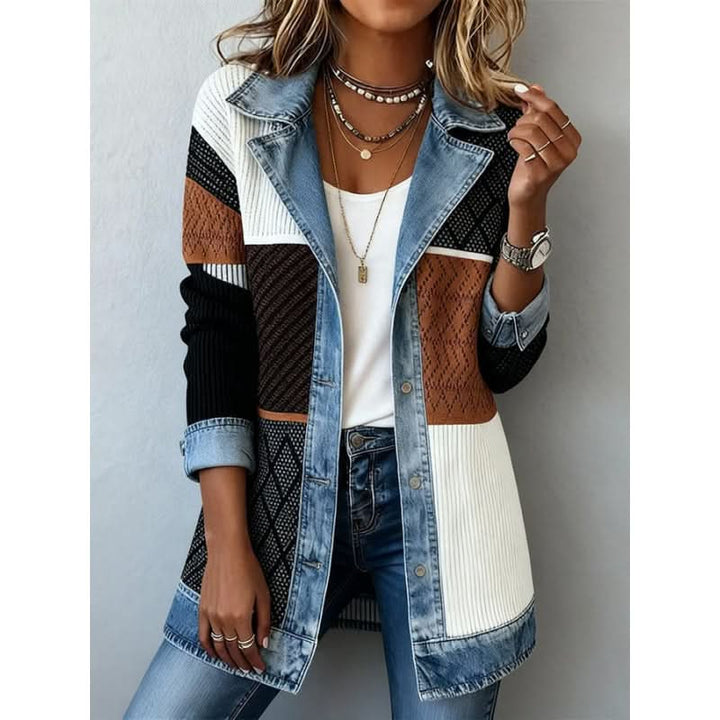 Michelle| Jacket with contrast trim