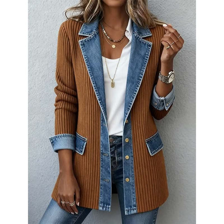 Michelle| Jacket with contrast trim