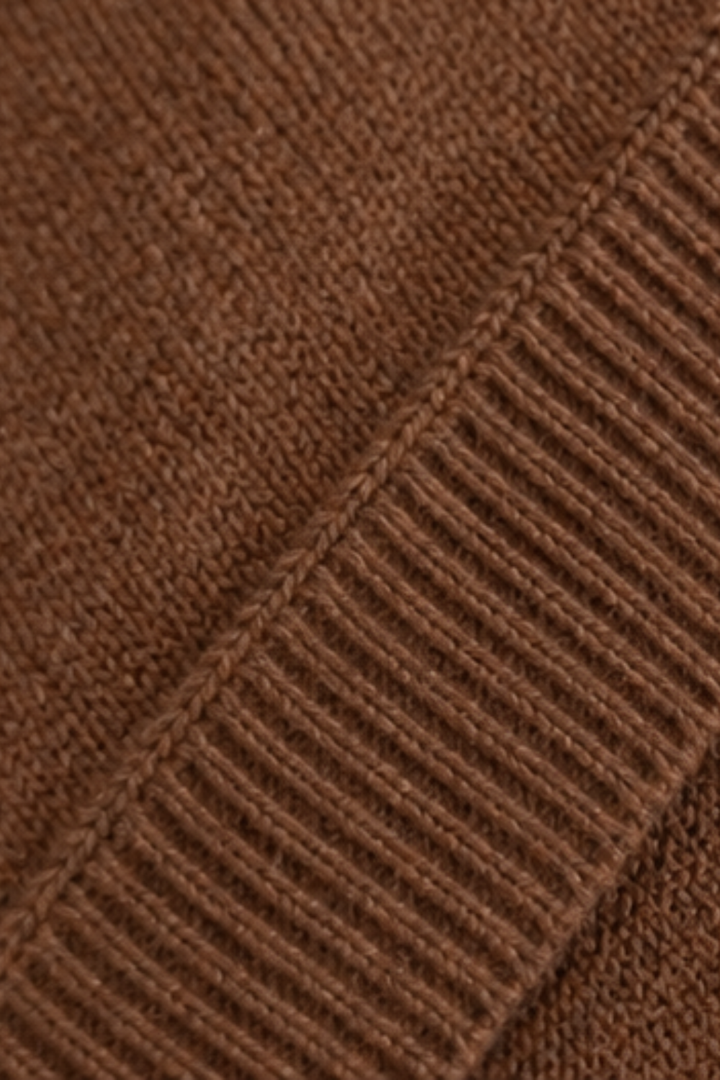 Marisse |  Button Turtleneck Sweater