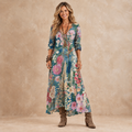 Elowen | Painted Floral Maxi Dress