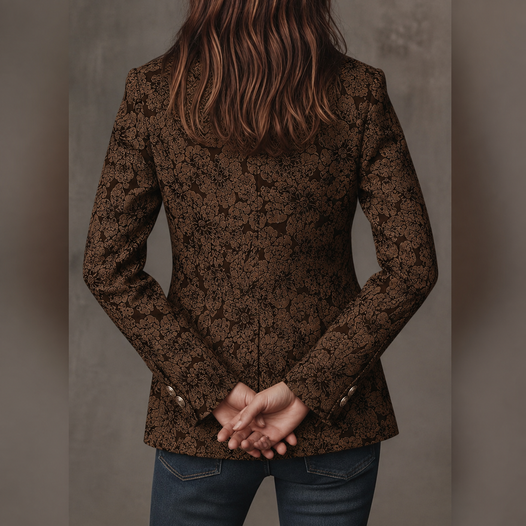 Helene | Fitted Jacquard Blazer
