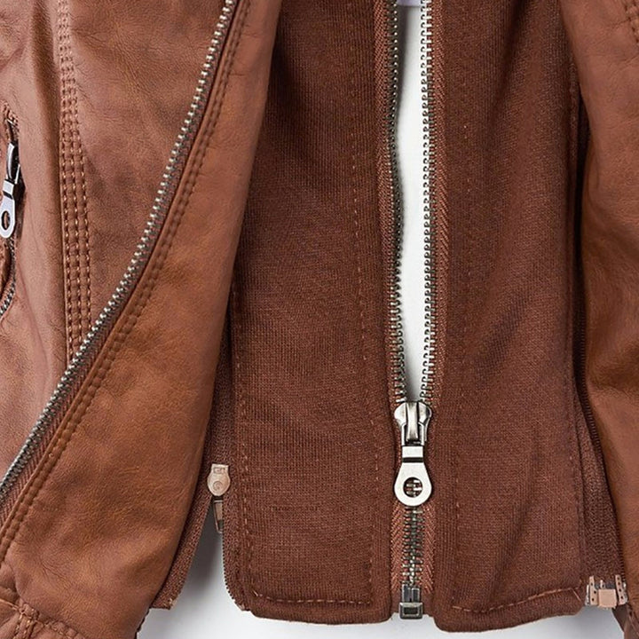 Becky | Robust and Elegant Leather Jacket
