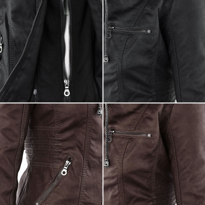 Becky | Robust and Elegant Leather Jacket