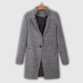 Edith | Textured Tweed-Weave Coat