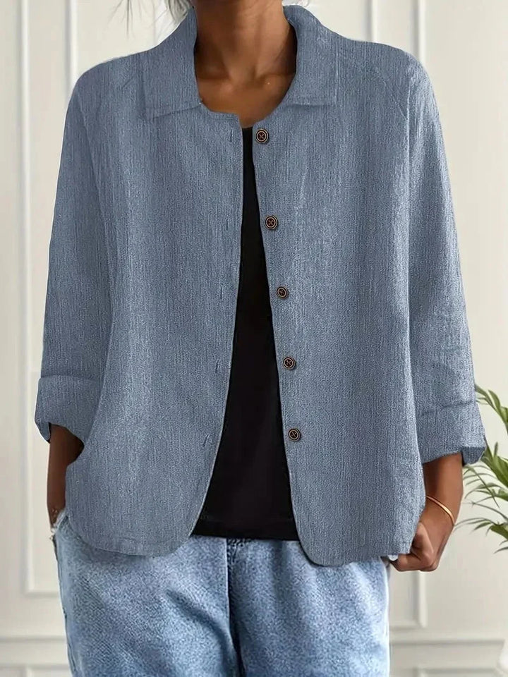 Wilhelmine | Sand Crinkle Blouse