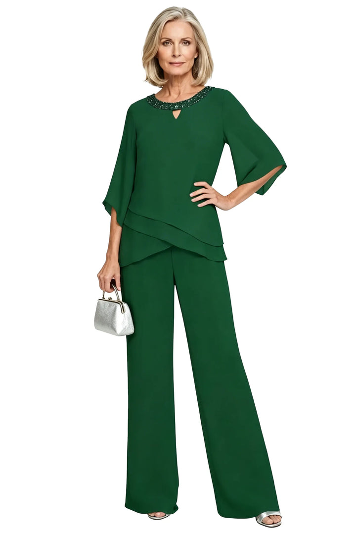 Nancy | Sophisticated Loose-Fit Formal Pant Set