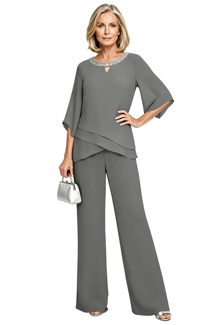 Nancy | Sophisticated Loose-Fit Formal Pant Set