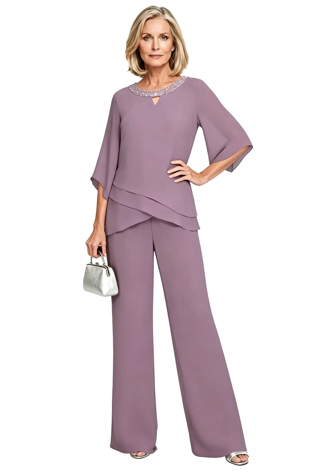 Nancy | Sophisticated Loose-Fit Formal Pant Set
