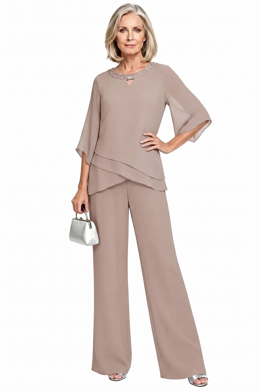 Nancy | Sophisticated Loose-Fit Formal Pant Set
