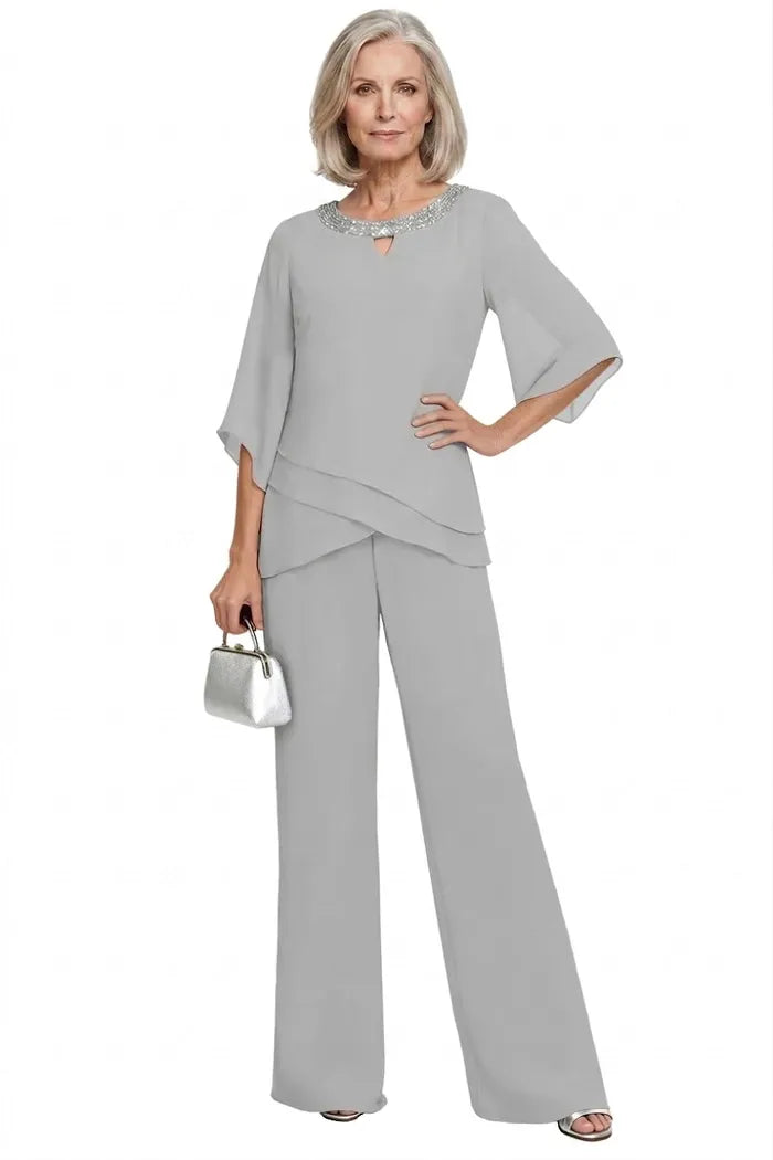 Nancy | Sophisticated Loose-Fit Formal Pant Set