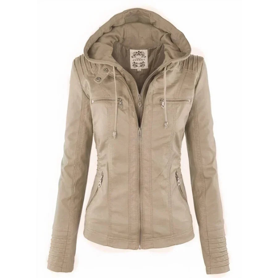 Becky | Robust and Elegant Leather Jacket